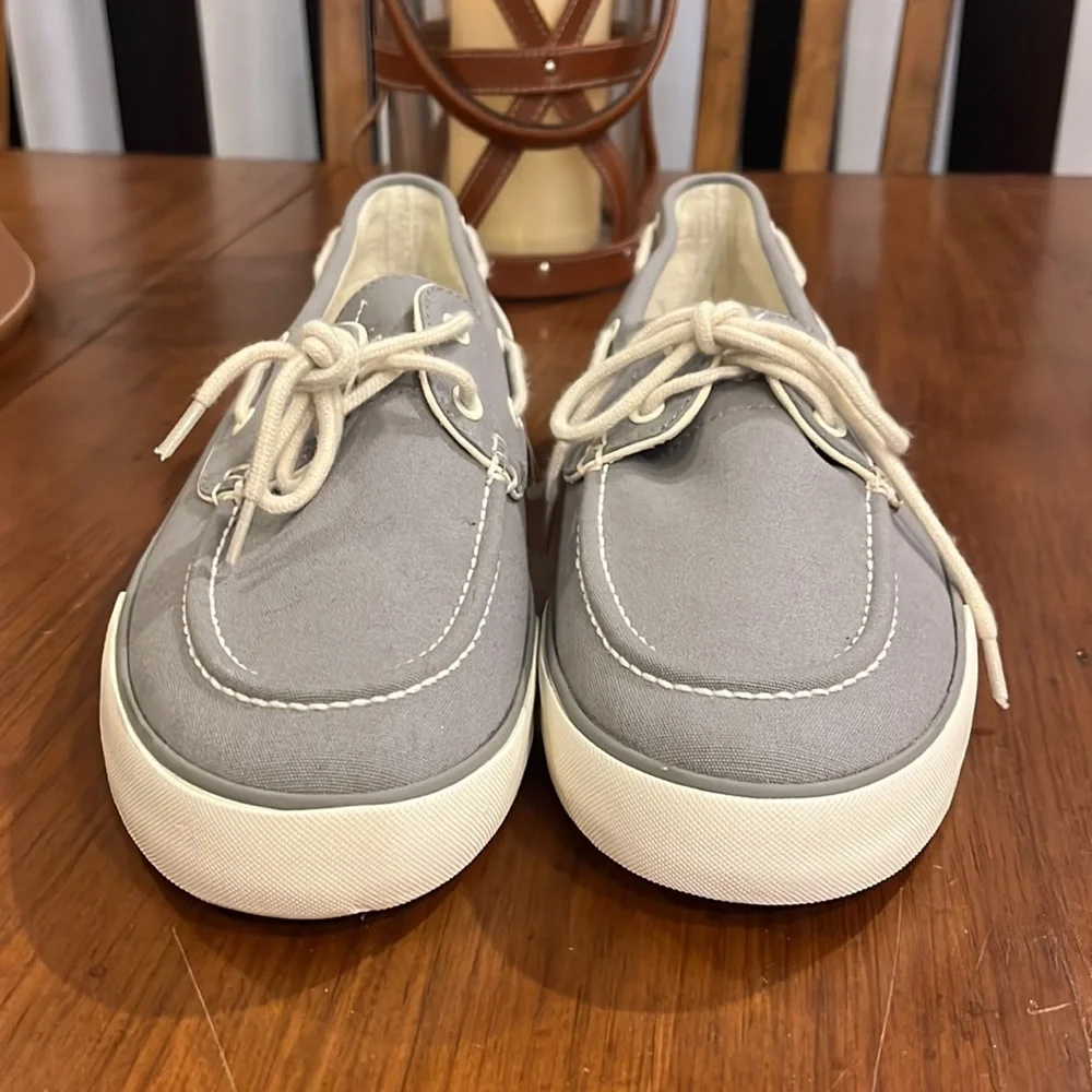 Polo Ralph Lauren Lander Boat Deck Shoes Sneakers new grey Mens size 11.5